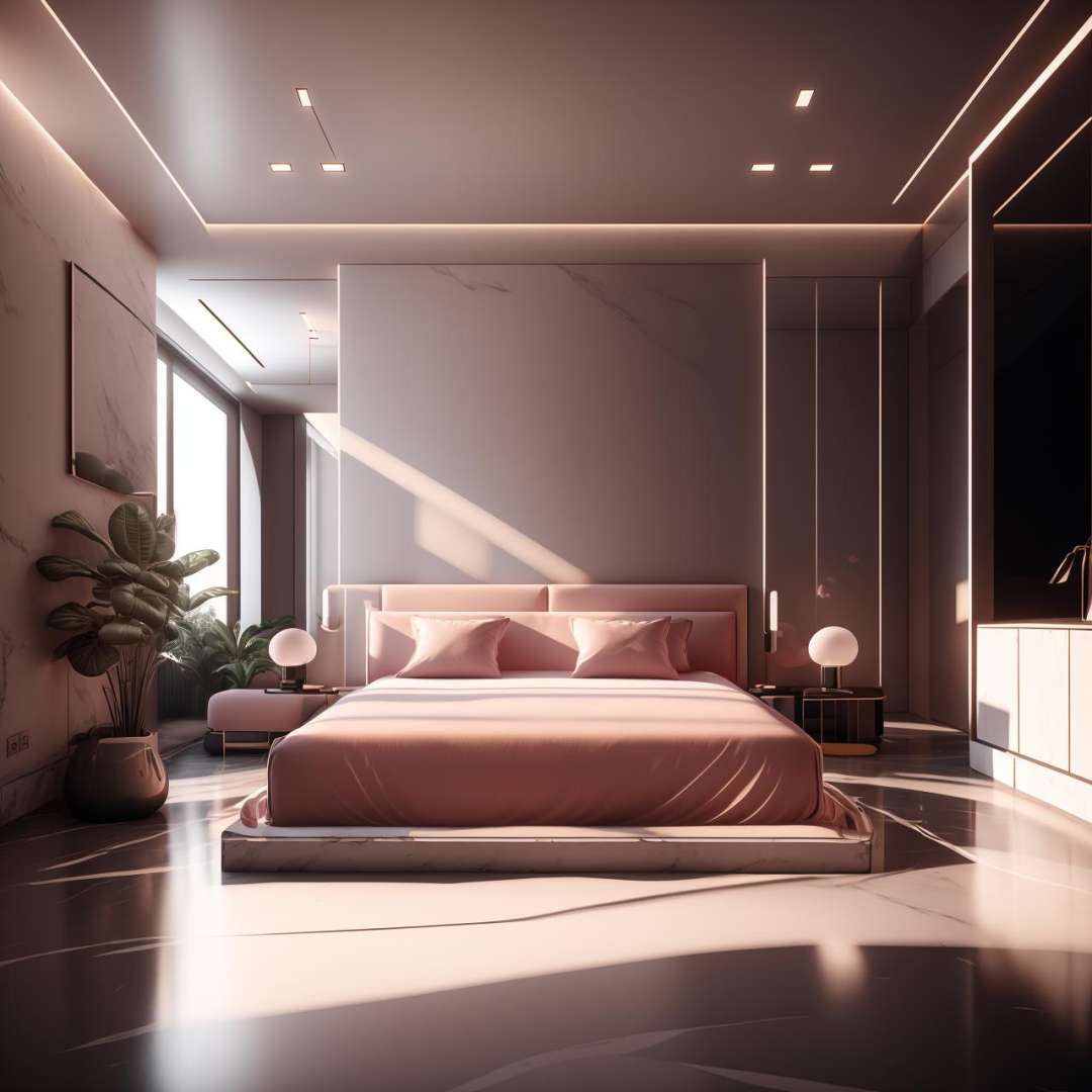 (masterpiece),(high quality), best quality, real,(realistic), super detailed, (full detail),(4k),8k,interior,bedroom,pink <lora:XSarchitectural-36ChineseInteriorDecoration:1>