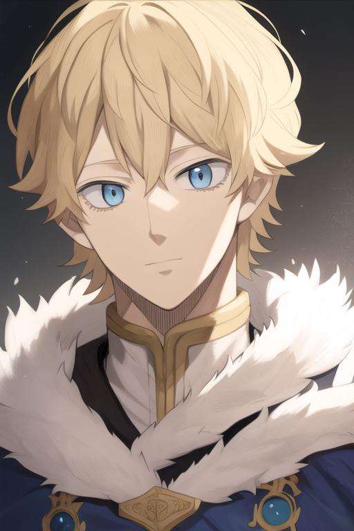 masterpiece, best quality, high quality, 1boy, solo, male focus, looking at viewer, upper body, <lora:lemiel_silvamillion_clover:0.76>, lemiel_silvamillion_clover, blue eyes, blonde hair,