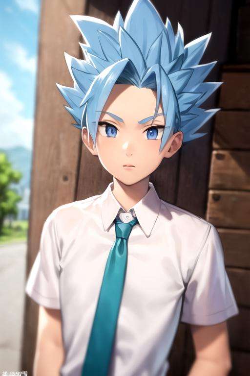 masterpiece, best quality, high quality, 1boy, solo, male focus, looking at viewer, upper body, , <lora:arden_nanatsu_no_taizai:0.70>, arden_nanatsu_no_taizai, spiked hair, blue eyes, blue hair, , formal, necktie, dress shirt