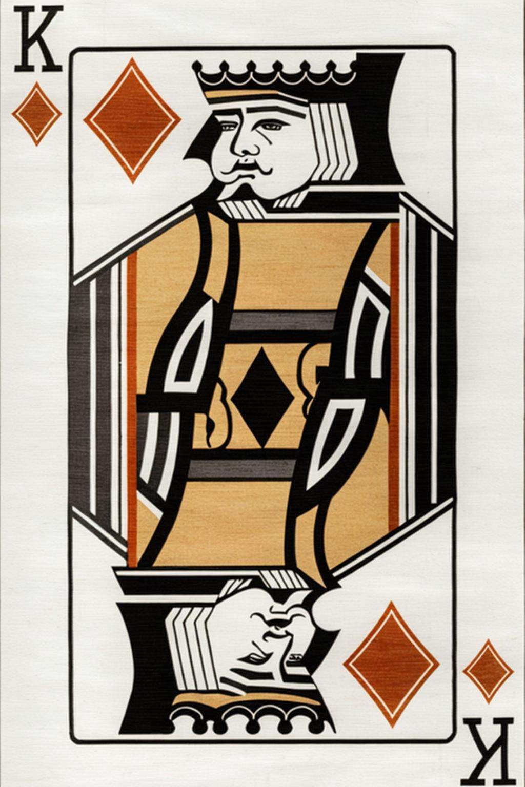 a playing card, (( king_of_diamonds  ))
