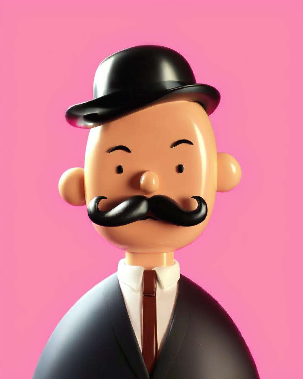 a man with a mustache and a suit , toy_face<lora:toy_face_sdxl:1.0>