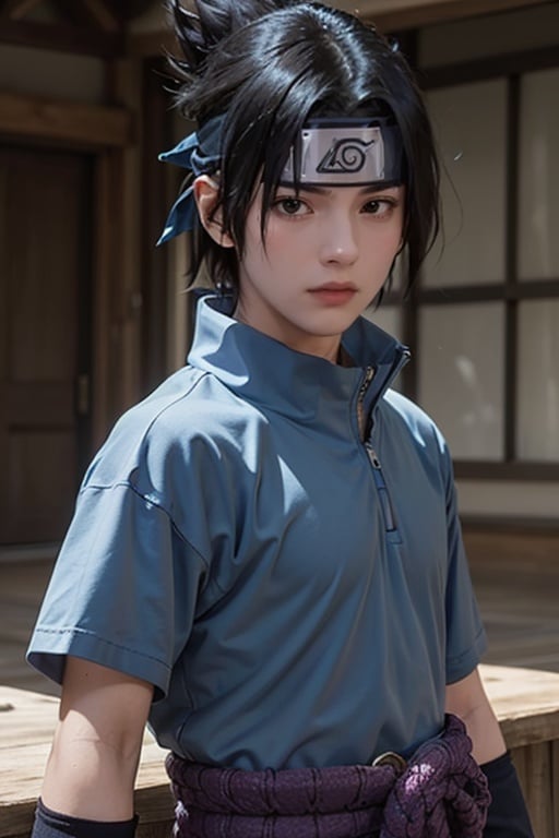 cinematic film still (best quality, masterpiece:1.2), photorealistic, ultra high res, front lighting, intricate detail, Exquisite details and textures, s4suk3, 1boy,spiked hair, (forehead protector), (headband), weapon, short sleeves, sword, ninja, high collar, (konohagakure symbol), short hair, sheathed, holding, japanese clothes, looking at viewer, <lora:s4suk3-02:1>,detailed face, professional lighting, photon mapping, radiosity, physically-based rendering,  . shallow depth of field, vignette, highly detailed, high budget, bokeh, cinemascope, moody, epic, gorgeous, film grain, grainy