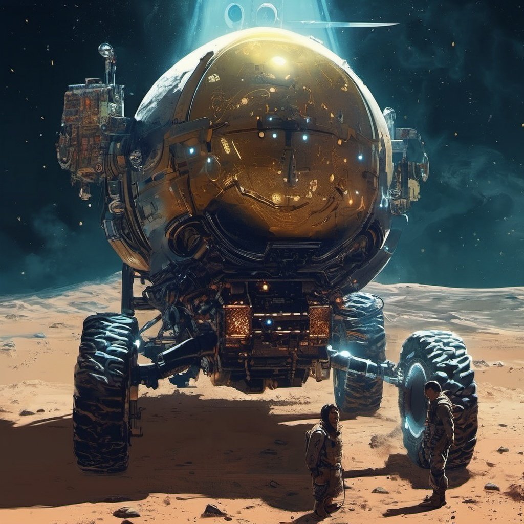 Moonlander, in the moon surface, send by India, doing experiments, monn landscape with dust and rocks , dark side of moon, cinematic, 4k, epic Steven Spielberg movie still, sharp focus, emitting diodes, smoke, artillery, sparks, racks, system unit, motherboard, by pascal blanche rutkowski repin artstation hyperrealism painting concept art of detailed character design matte painting, 4 k resolution blade runner