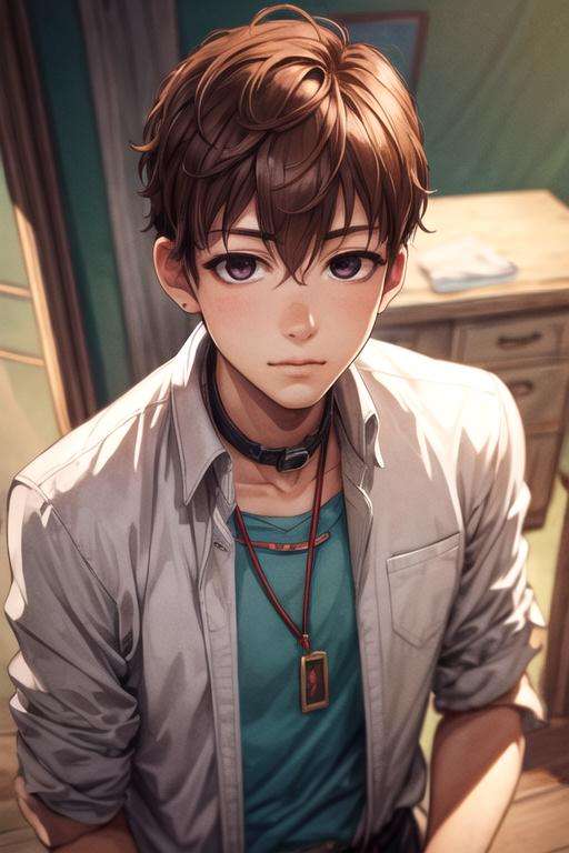 masterpiece, best quality, photorealistic, 1boy, solo, male focus, looking at viewer, upper body, , , realistic, <lora:natsuhiko_hyuuga:0.68>, natsuhiko_hyuuga, brown hair, brown eyes, , ,