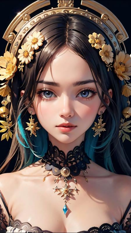(perfect face, masterpiece, top quality, best quality, official art, beautiful and aesthetic:1.2), (1girl), extreme detailed,(fractal art:1.3),colorful,highest detailed