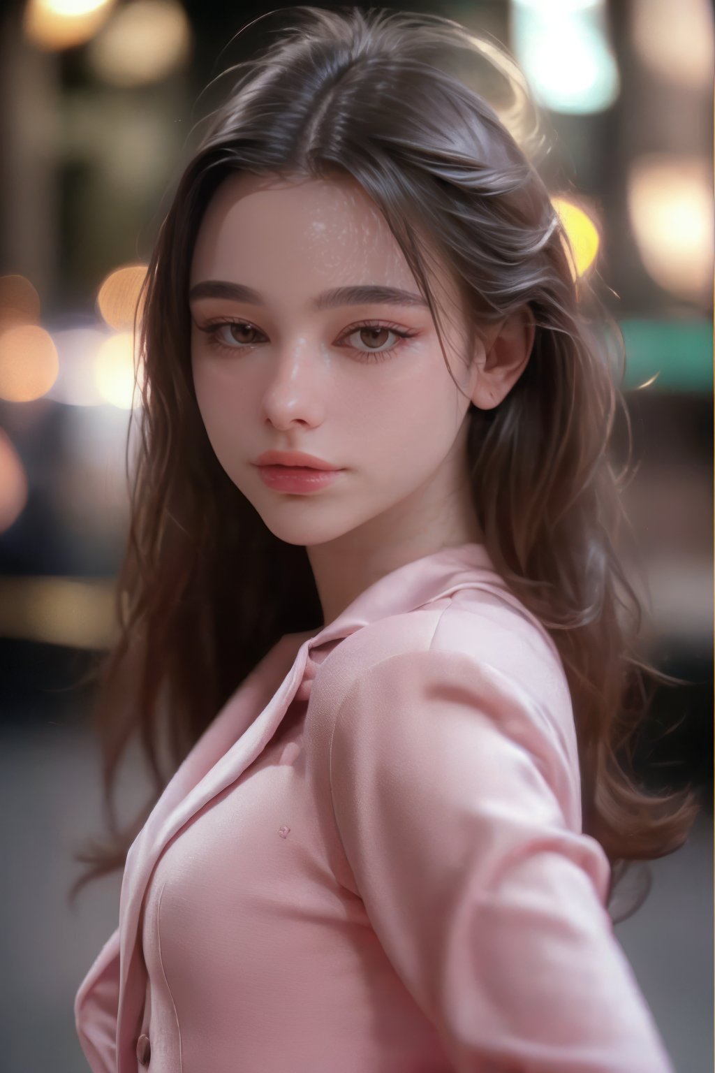 cinematic film still cinematic photo  beautiful woman wearing pink suit,<lora:DASHA_v1-000008:1> . 35mm photograph, film, bokeh, professional, 4k, highly detailed . shallow depth of field, vignette, highly detailed, high budget Hollywood movie, bokeh, cinemascope, moody, epic, gorgeous, film grain, grainy