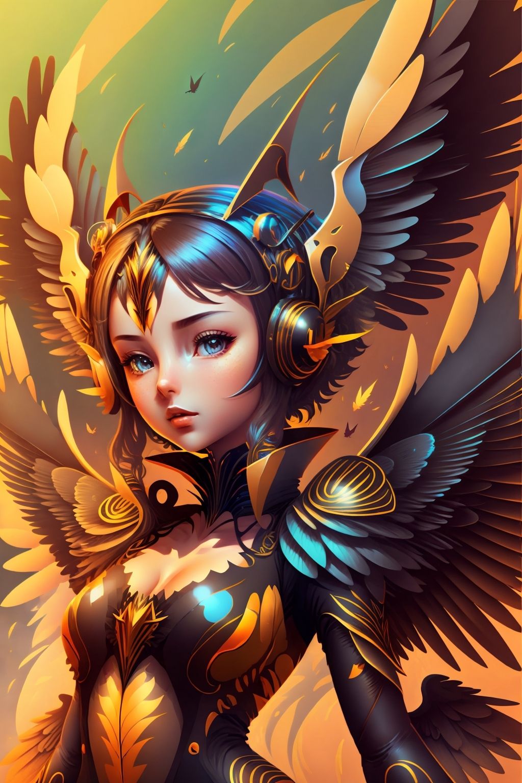 random00d, vector art, zingy, girl, wings, Exact , <lora:random00d_v2-000010:1>