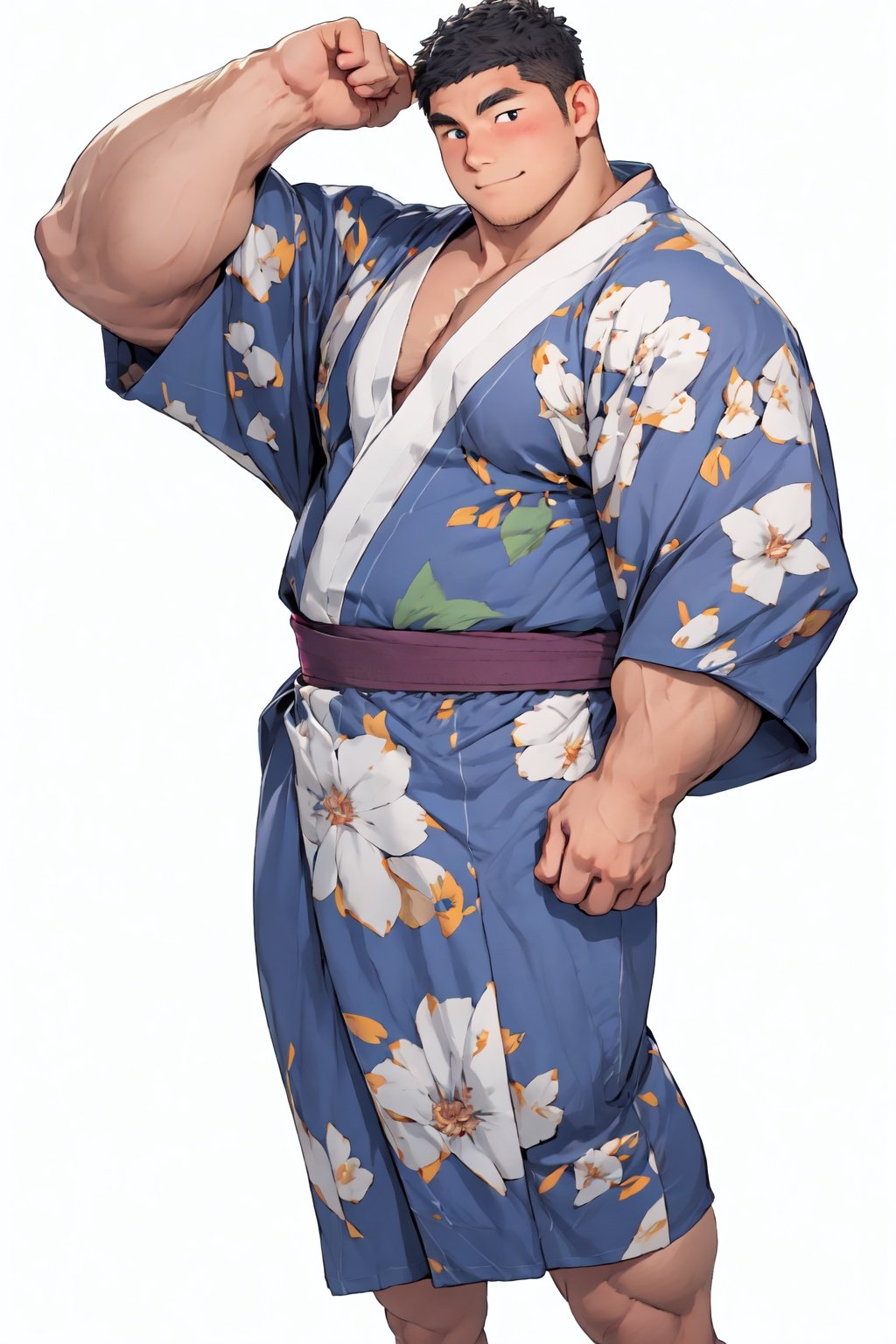  Masterpiece, anime,8k,best quality, minimalist, simple graphics, looking at viewer,A japanese man, cute man, round face, youth,(fat:1.2),300 pounds fat, short-hair ,men’s underwear,bulge,full body, gay, sexy, blushing, ,fairy tale style,Muscular Male,THICK, ARMS,Bara,Thick arms,thick thighs,niji5, bulgeJ8, M-YUKATA