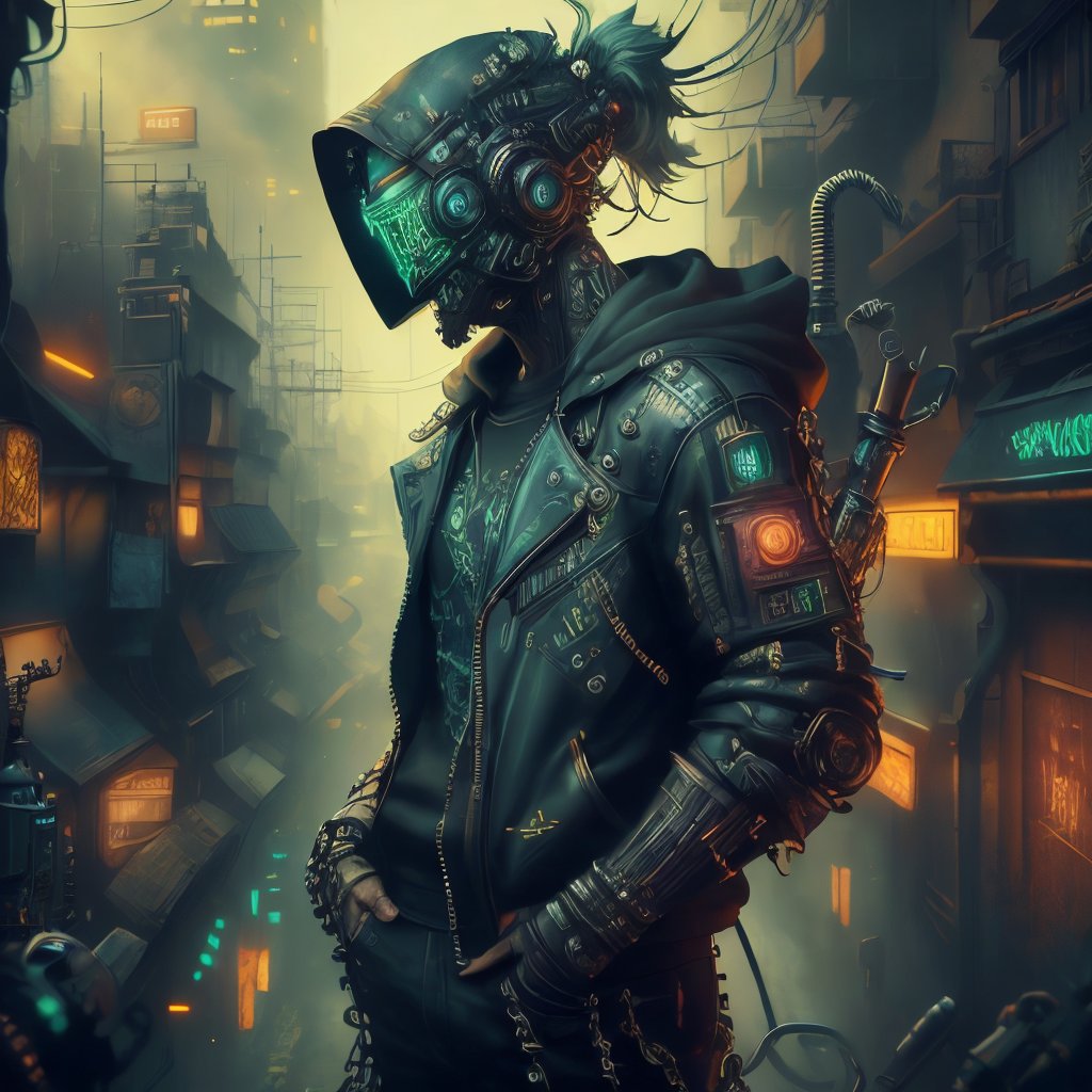 <lora:C7b3rp0nkStyle:1>RAW Photo of CyberpunkWorld  looking at viewer, solo, (full body:0.6), detailed background, detailed face, (<lora:AbsinthePunkAI:0.5>, AbsinthePunkAI theme:1.1), smirk, thief,  thieves guild, hand in pocket, dynamic pose,  dark leather clothes, straps,  hood, small leather pouch, knives, high fantasy medieval setting, sewers background, stealth,   suspicious,       low light,  fog, grunge atmosphere,, cyberpunk style, photorealistic, (Masterpiece:1.3) (best quality:1.2) (high quality:1.1)