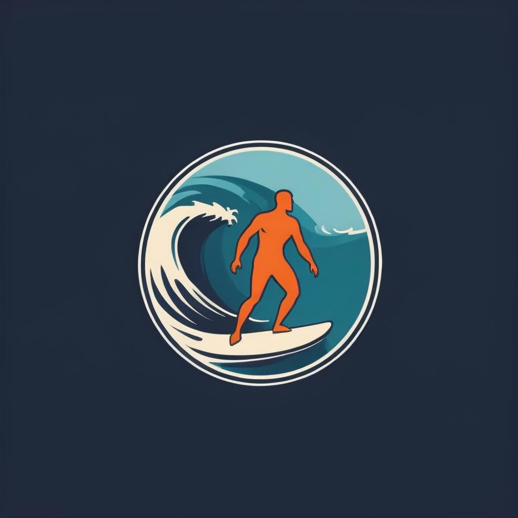 logo,A logo for a surf school, surfer riding a wave, beachy and ocean-inspired colors,,LogoRedAF,<lora:LogoRedmondV2-Logo-LogoRedmAF:1>