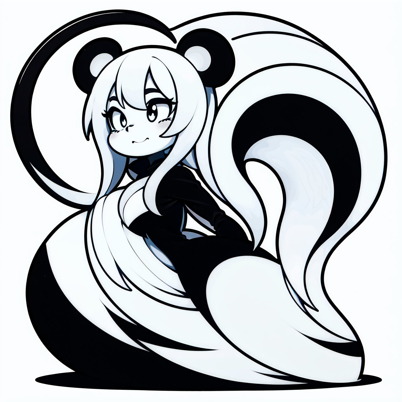 ((B&W lineart)), ((2D)), cute mouse, fantasy, magic, mysterious, unusual, black and white, wavy lines, realistic line art, coloring book, white background, no noise, crisp thick lines, (((outline art)), center image, isolated on white background --v 4 - -ar2