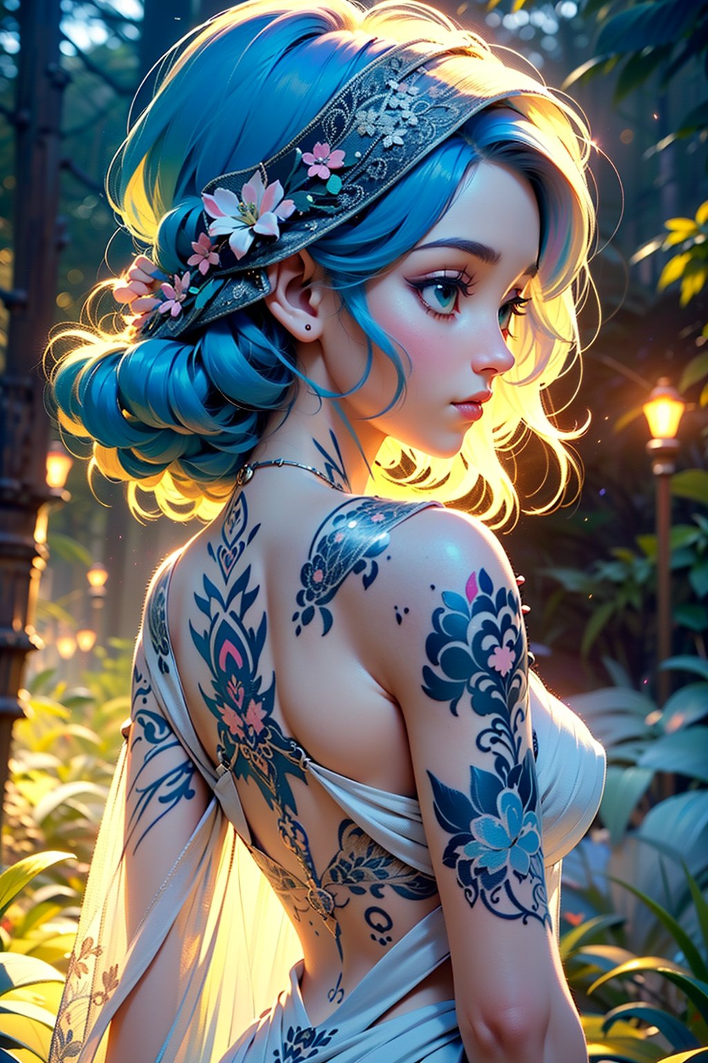 (1girl:1.2, body covered in words, words on body:1.1, tattoos of (words) on body:1.2),(masterpiece:1.4, best quality),medium breasts,(intricate details),unity 8k wallpaper,ultra detailed,(pastel colors:1.3),beautiful and aesthetic,see-through (clothes),detailed,solo,<lora:epi_noiseoffset2:1.3>,in a forest,<lora:[LoRA] Jellyfish forest  水月森 くらげもり Concept (With dropout & noise version):1>,