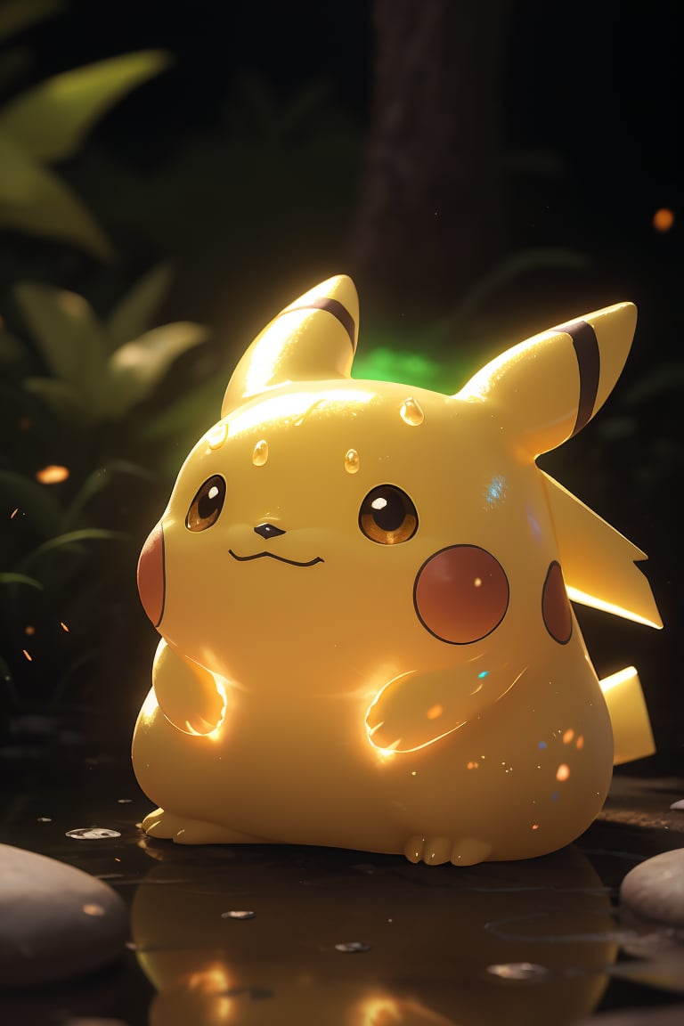 Pikachu slime model, witch slime pikachuin a forest, flowers, birds, butterfly, shiny background, slime, explosionmagic, excessive energy, smoke, glowing aura, Astero<lora:more_details:-1> <lora:F_slime02:0.5>, (Extremely Detailed Oil Painting:1.2), glow effects, godrays, Hand drawn, render, 8k, octane render, cinema 4d, blender, dark, atmospheric 4k ultra detailed, cinematic sensual, Sharp focus, humorous illustration, big depth of field, Masterpiece, colors, 3d octane render, 4k, concept art, trending on artstation, hyperrealistic, Vivid colors, extremely detailed CG unity 8k wallpaper, trending on ArtStation, trending on CGSociety, Intricate, High Detail, dramatic