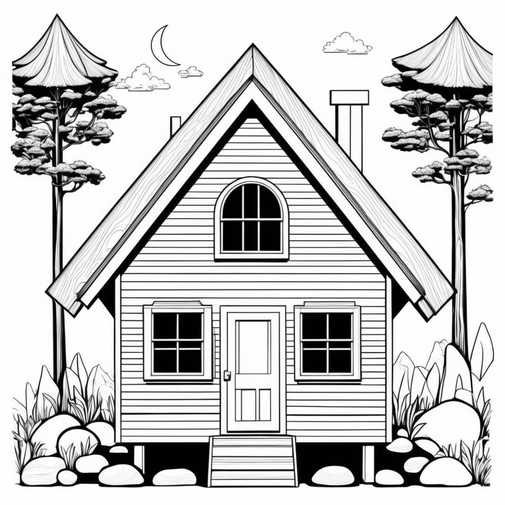A kids house,  minimalist, Coloring Book, ColoringBookAF,,  <lora:ColoringBook15Config4WithTEV2:1>