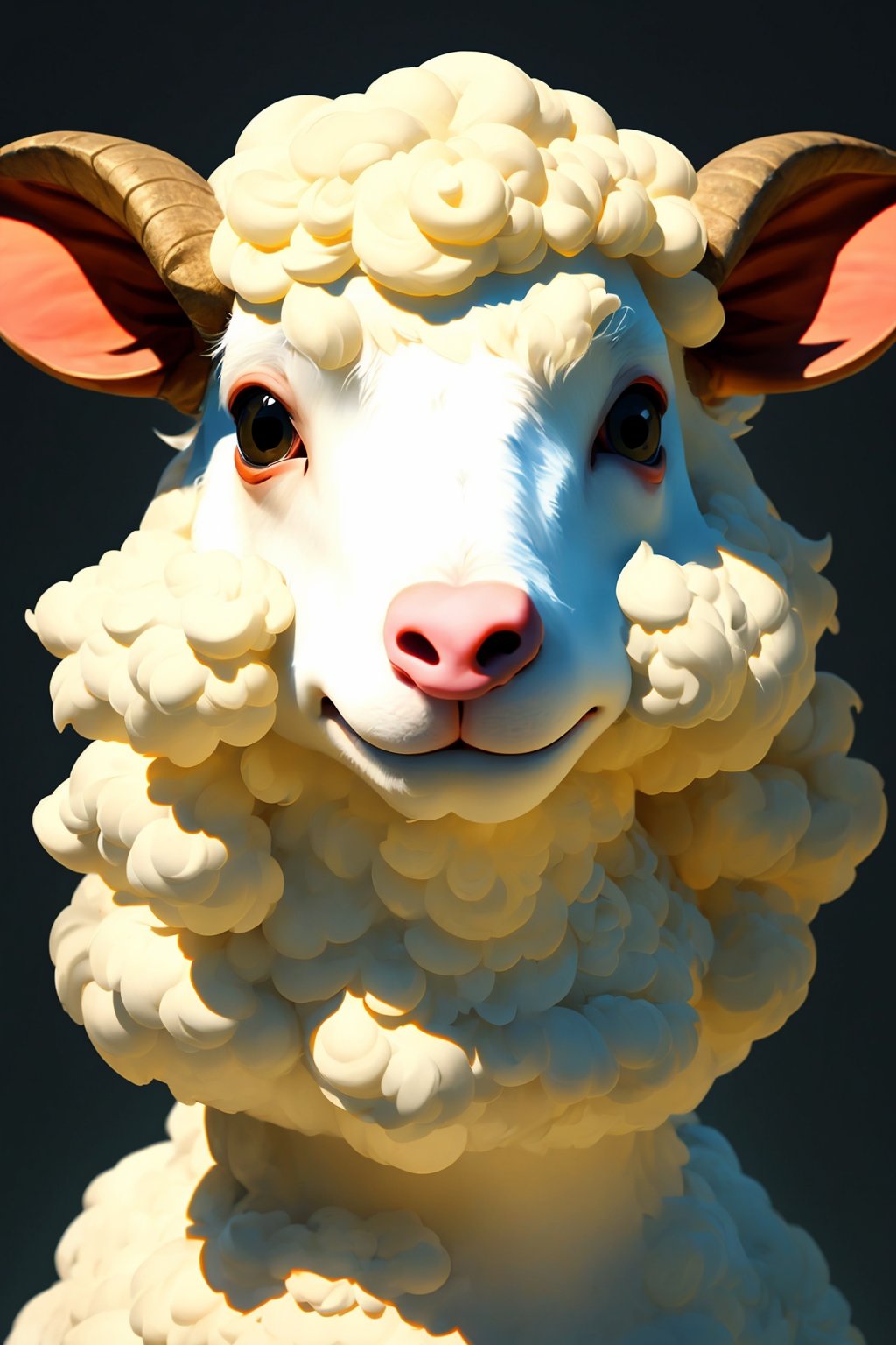 a futuristic sheep,  animal,  good composition,  beauty,  modern art,  HD,  natural,<lora:EMS-94901-EMS:0.500000>