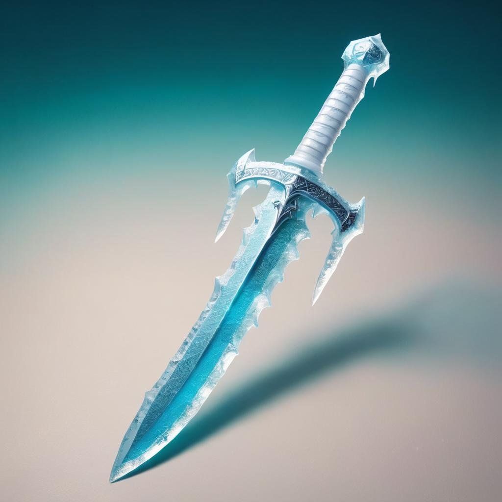a sword,ice,  <lora:Ice:1>