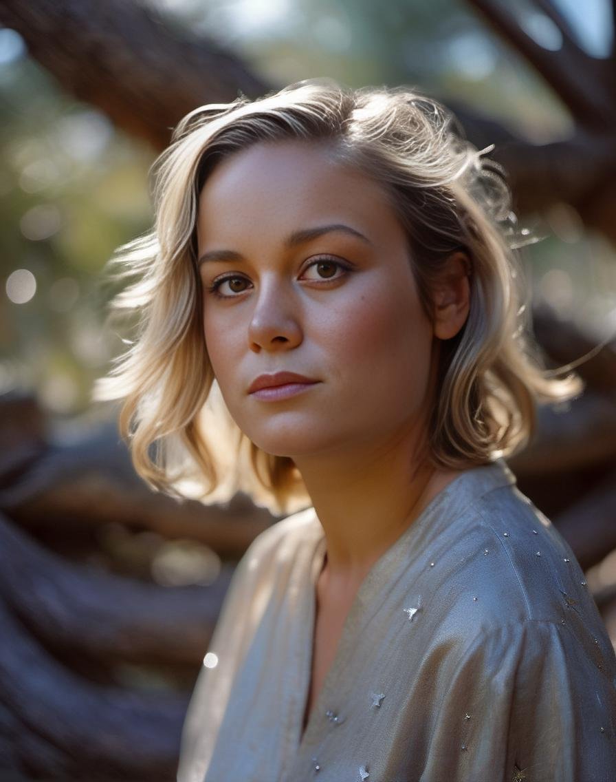 BrieLarson, art by Dorothea Sharp, portrait, Hopeless,close up of a Middle Aged Hellenistic Girl, fashion modeling pose, from inside of a Zoo, Silver water, Stars in the sky, equirectangular 360, 50s Art, 35mm, arthouse, <lora:BrieLarsonSDXL:1>