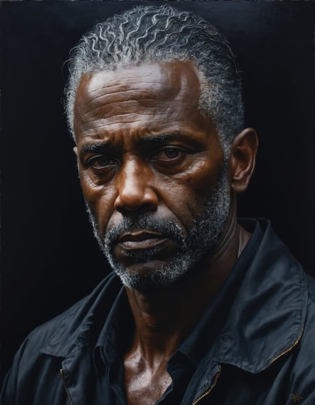 oil painting of man, dark shot, dramatic, extremely detailed, intricate, by Greg Rutkowski