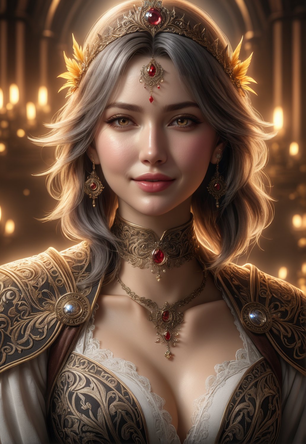 3d graphics dreamy, charming appetizing lady happy smiley, facial muscles, smily, looking viewer,see-final fantasy, WLOP(sharpness),tattoo,  peaky blinders, intricate details, 8k post production, high resolution, hyperdetailed, trending on artstation, sharp focus,intricate details, highly detailed, natural skin texture,   high sharpness),(hdr:2)