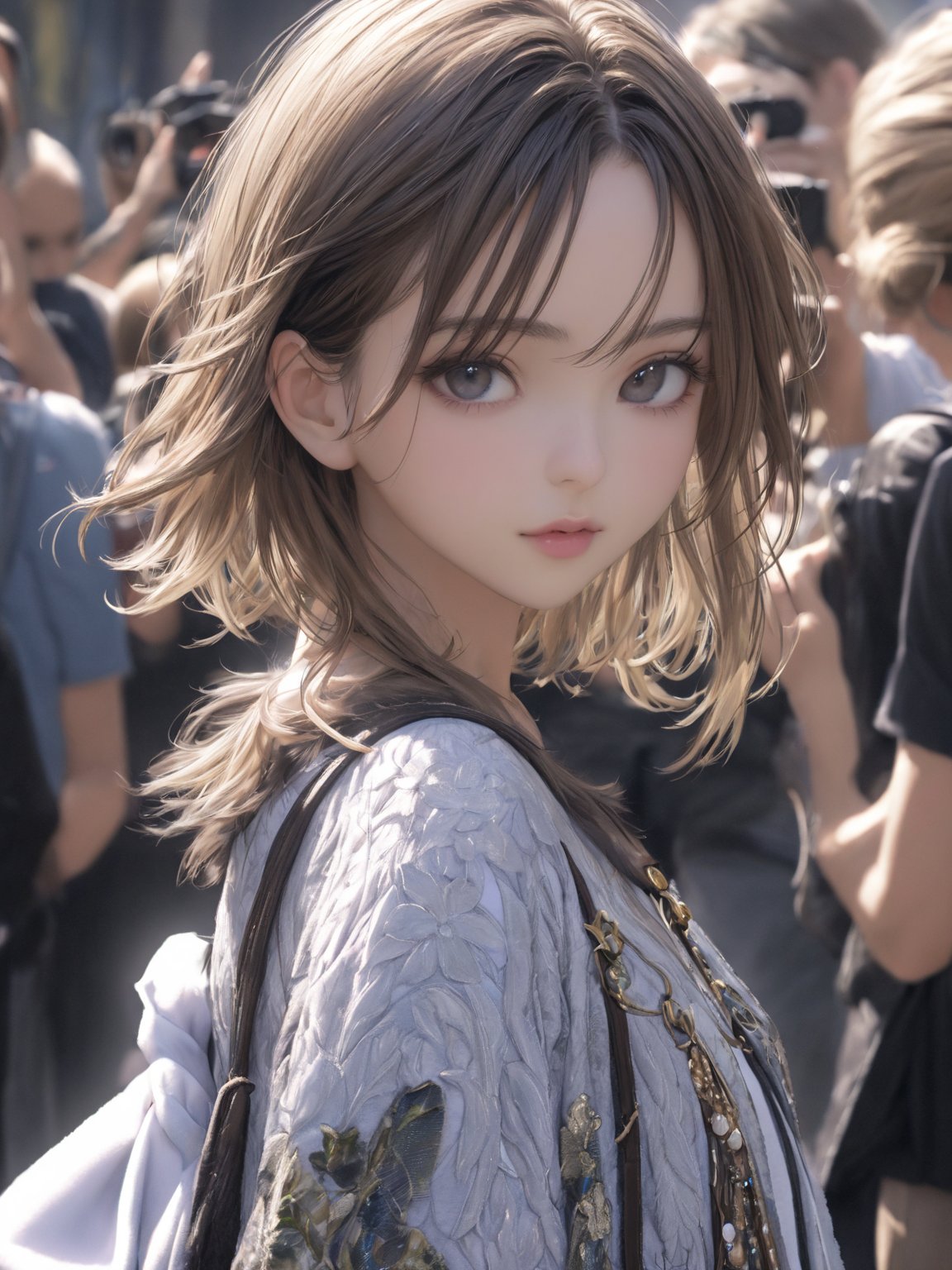 //Quality,
photo r3al, detailmaster2, masterpiece, photorealistic, 8k, 8k UHD, best quality, ultra realistic, ultra detailed, hyperdetailed photography, real photo
,//Character,
1girl, solo
,//Fashion,
,//Background,
,//Others,
