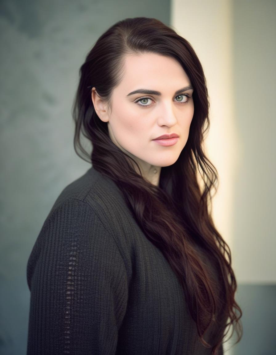 KatieMcgrath,<lora:KatieMcgrathSDXL:1>,portrait photo, stunning,high quality photo, perfect details and textures, highly detailed,looking at camera,front view, perfect lighting