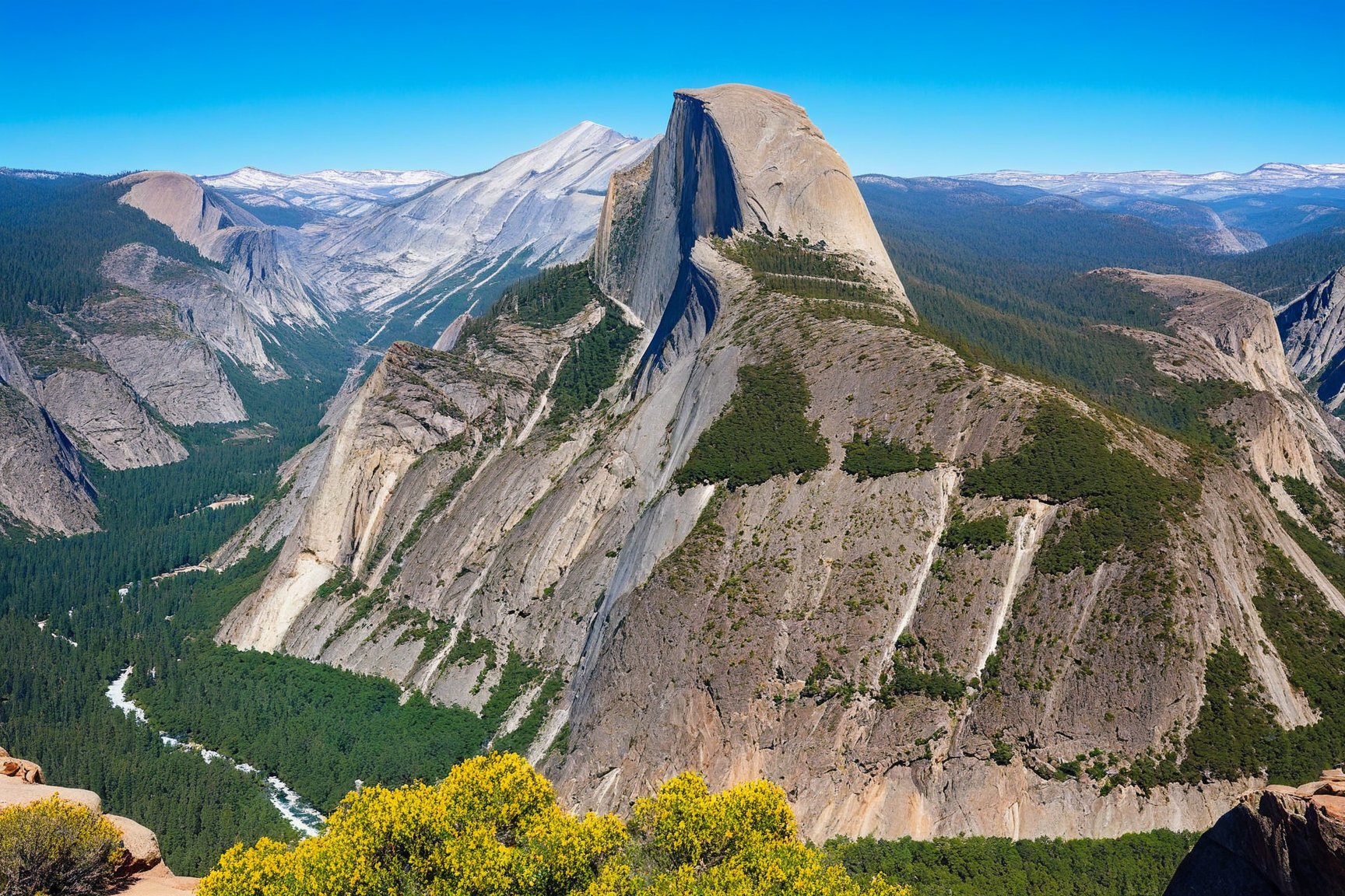 ((Hyper-Realistic)) photo of vista point in national park,an impressive rock in eye level,mountain around the rock,trees,people watching it at vista point)
BREAK 
aesthetic,rule of thirds,depth of perspective,perfect composition,studio photo,trending on artstation,cinematic lighting,(Hyper-realistic photography,masterpiece, photorealistic,ultra-detailed,intricate details,16K,sharp focus,high contrast,kodachrome 800,HDR:1.2),real_booster,art_booster,ani_booster,y0sem1te,H effect,(yglac1er:1.2)