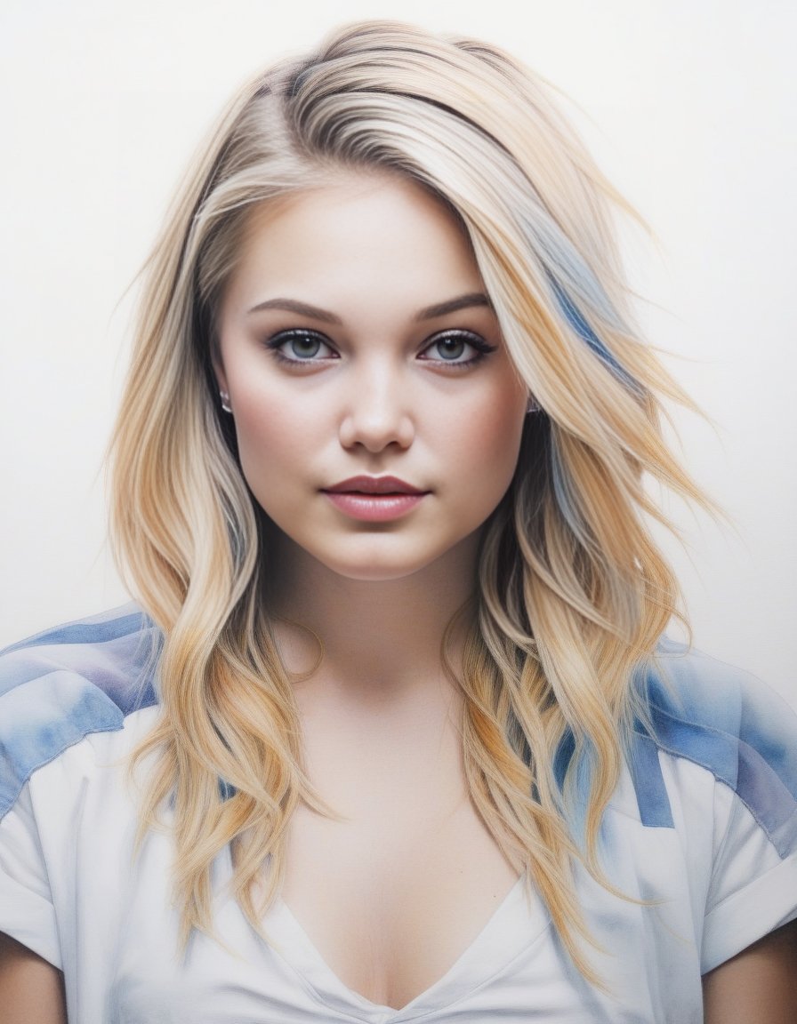 OliviaHolt,<lora:OliviaHoltSDXL:1>,A colored-pencil art of a beautiful woman.  Highly detailed. In the style of Agnes Cecile. The painting was recognized as a contest winner. It has been featured on CG Society.