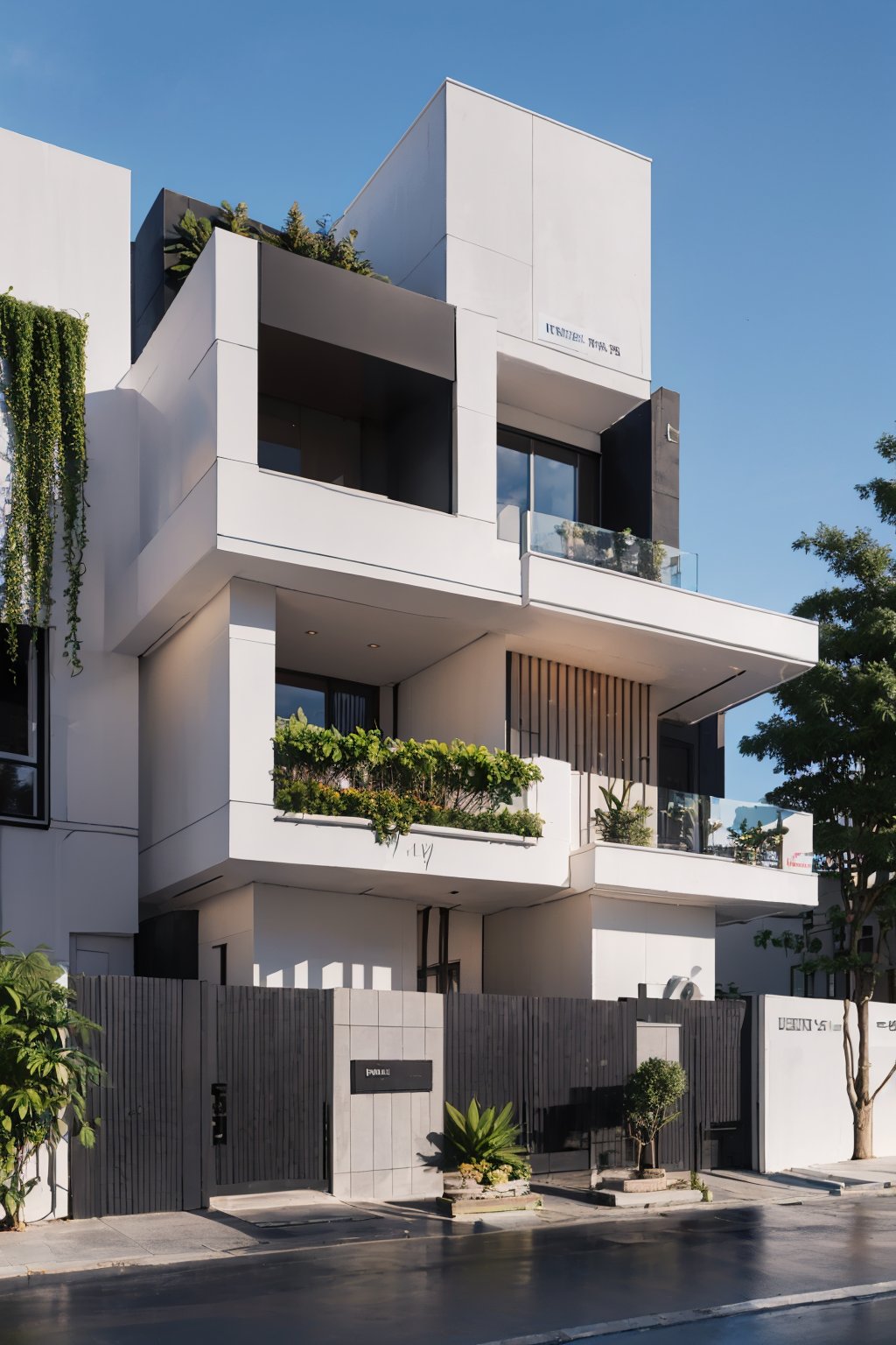 outdoors, sky, day, artist name, tree, blue sky, no humans, window, watermark, plant, building, scenery, door, cityscape, EpicHouse, a house<lora:EMS-323568-EMS:1.000000>