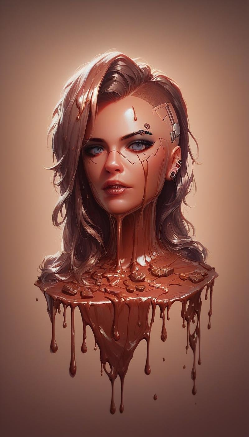 score_9, score_8_up, score_7_up, score_6_up, <lora:ChocolateWetStylePony:0.7> ChocolateWetStyle portrait painting of a cyberpunk olivia hye from loona, sharp focus, award - winning, trending on artstation, masterpiece, highly detailed, intricate. art by josan gonzales and moebius and deathburger, melted liquid chocolate, (Masterpiece:1.3) (best quality:1.2) (high quality:1.1)