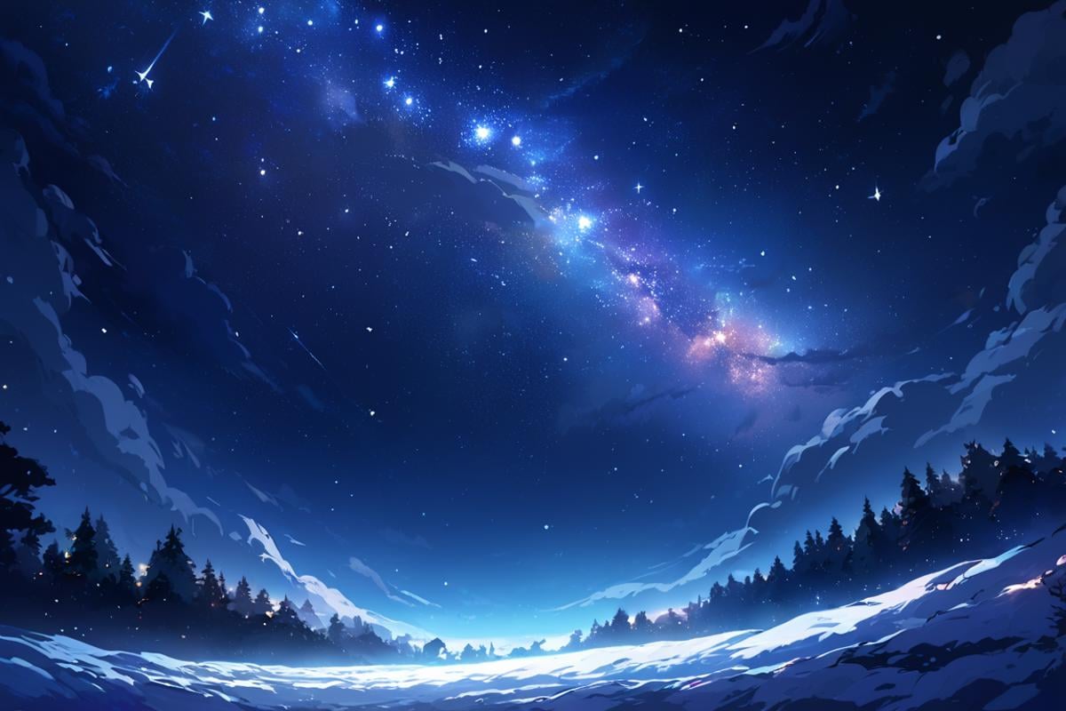 scenery,landscape,starry sky, sky, night,4esthet1c, <lora:AestheticSceneSDXL:0.8>