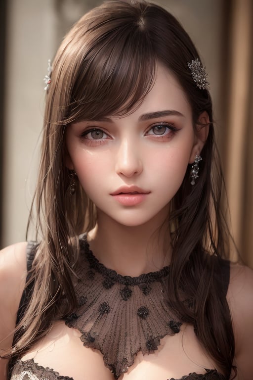 (masterpiece:1.4), most beautiful girl in the world, glossy lips, ultra detailed eyes, Absurdres, hdr, ultra detailed illustration, extremely detailed face, RAW photo, film grain, skin pores, trending on deviantart