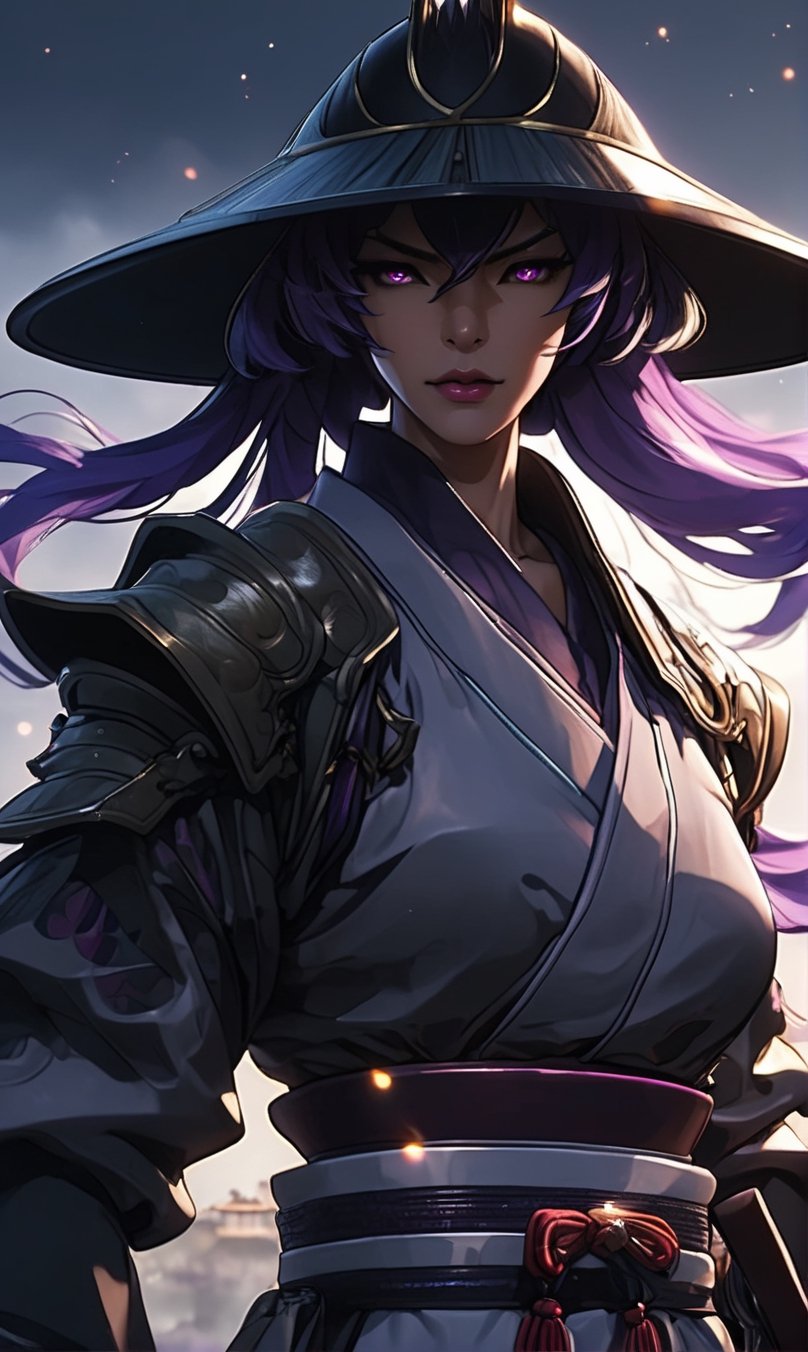 (masterpiece), best quality, expressive eyes, perfect face, (Raiden Shogun from Genshin Impact: 2.5), (hair in one big and long braid), ((dark to light purple hair)), (purple eyes), (((mole under left eye))), {{{HDR, UHD, 8K}}}, {{{best quality}}}, {{{masterpiece}}}, {{{sharp focus}}}, {{{physically-based rendering}}}, {{{extreme detail description}}}, {{{Professional}}}, {{{Vivid Colors}}}, {{{opal render}}},






niji6