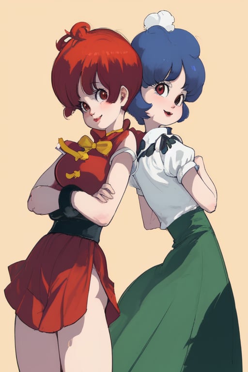 Chica Ranma y Akane desnudas