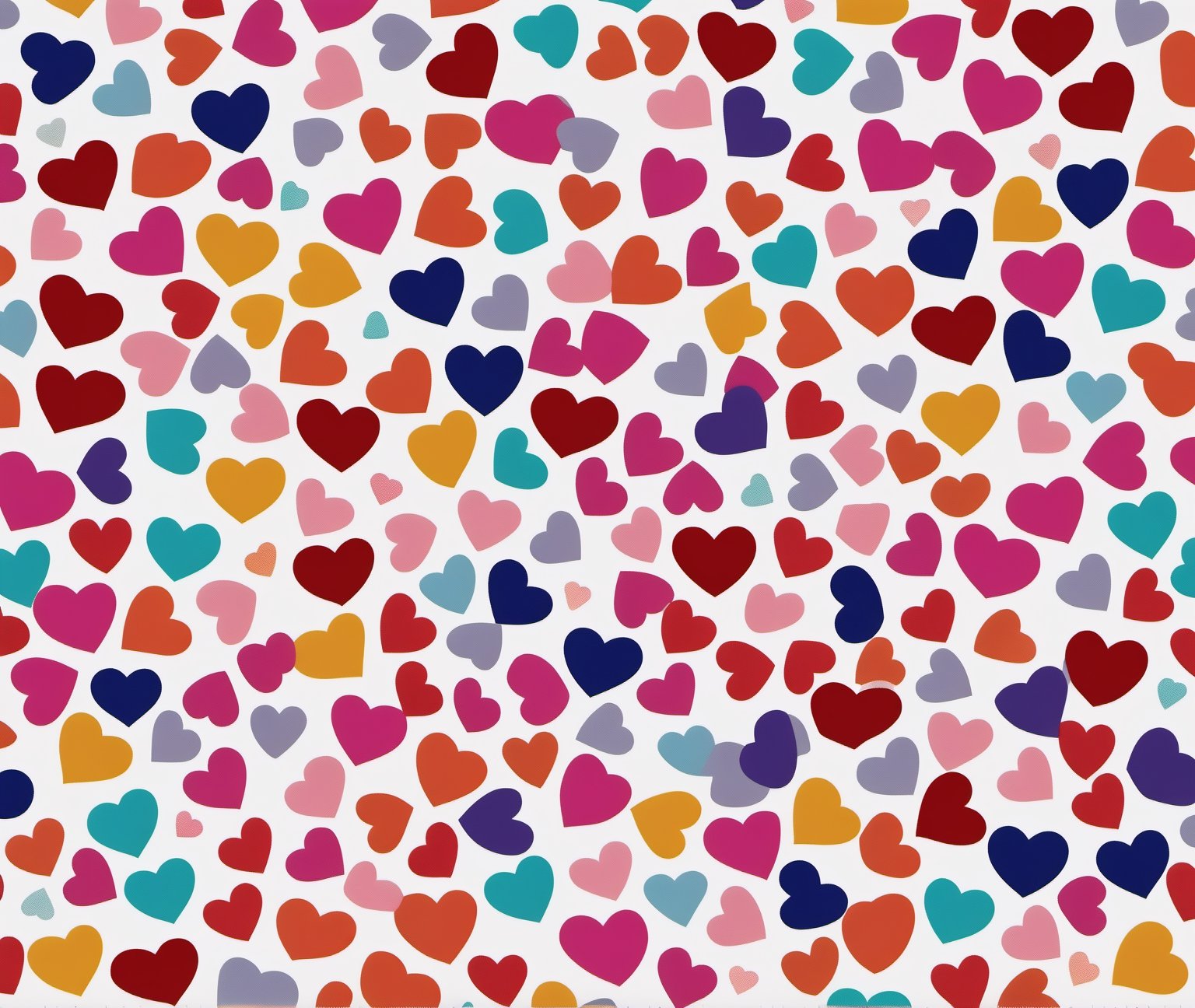 mini pattern love hearts, love,random mix, masterpiece,AiArtV
