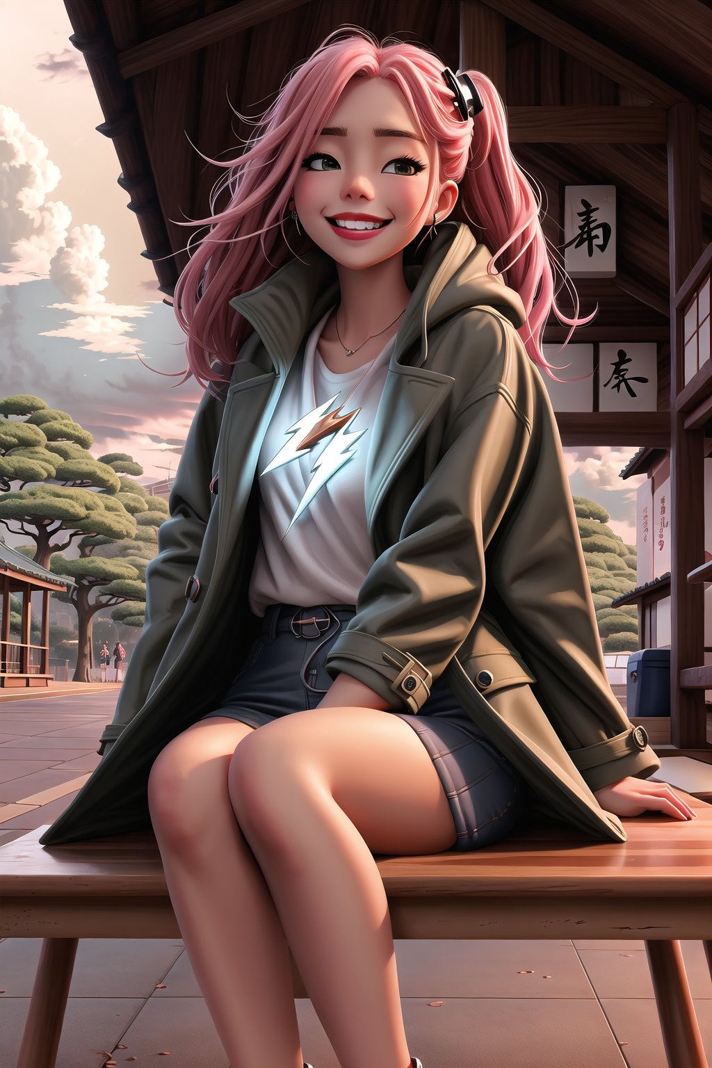 DonMl1ghtning,Homework Desk,Thick Coat CG Style,GirlfriendMix_v1girl cutegirl ,hotface ,happy,sitting in park,cloudy weather
,in japan