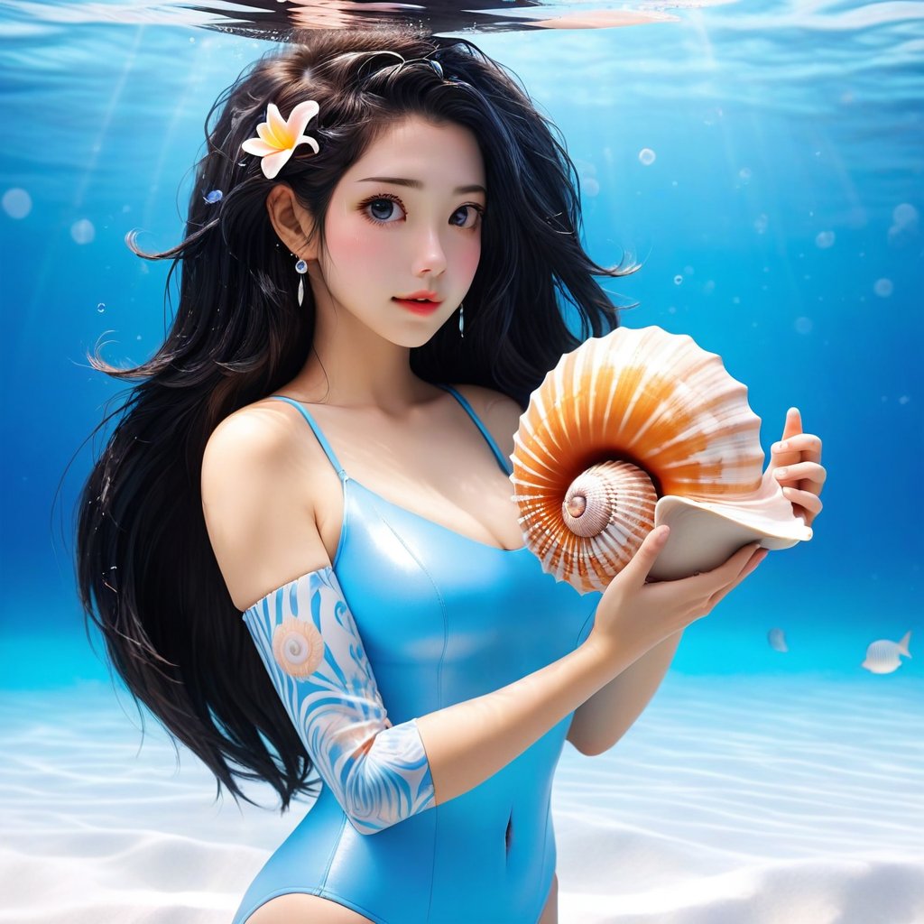Finally, Aqua found the sacred object. The object was a magic seashell that preserved the peace and tranquility of the seas. Aqua delivered the shell to Selene and ensured the safety of the seas.