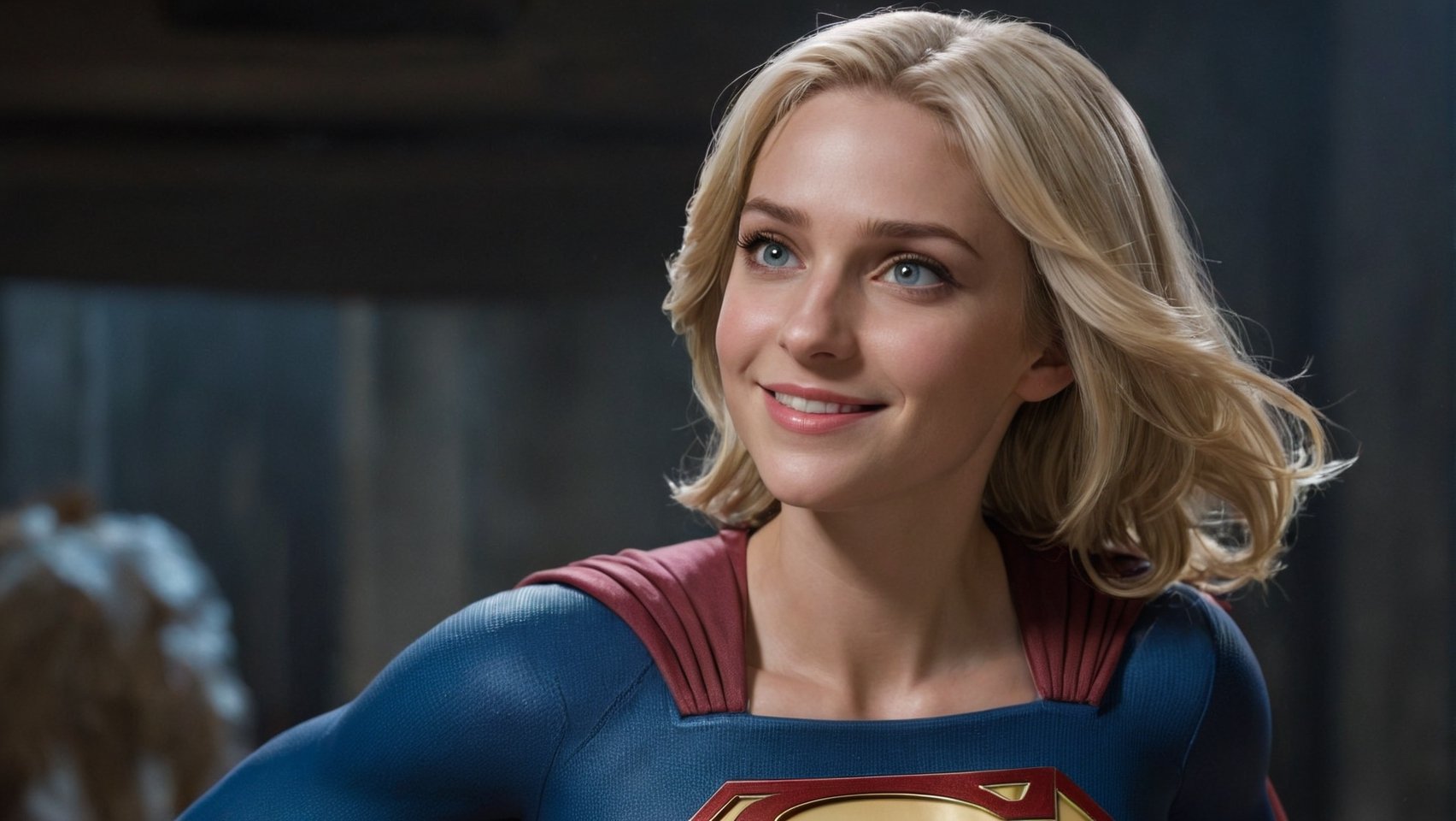 detail face, best quality, ultra high res, (photorealistic:1.4), ((detailed facial features)), 8k resolution, Supergirl from DC Comics, 1girl, (blonde hair:1.3), (much hair:1.3), (detailed hair:1.2), (bangs:1.2), (detailed eyes:1.2), thin eyebrows, (smiling:1.3), perfect body, curvy body, medium breasts, (bar:1.4),(dark night:1.5), flying.


alta calidad:1.1), (detalles muy complejos:1.1), (mejor calidad:1.1) (8K, UHD:1.1 ),ultra 8k,((ultra detailed, masterpiece, absurdres)),((ultra detailed, masterpiece, absurdres)),bad art, low quality, bad anatomy, deformed, disfigured,