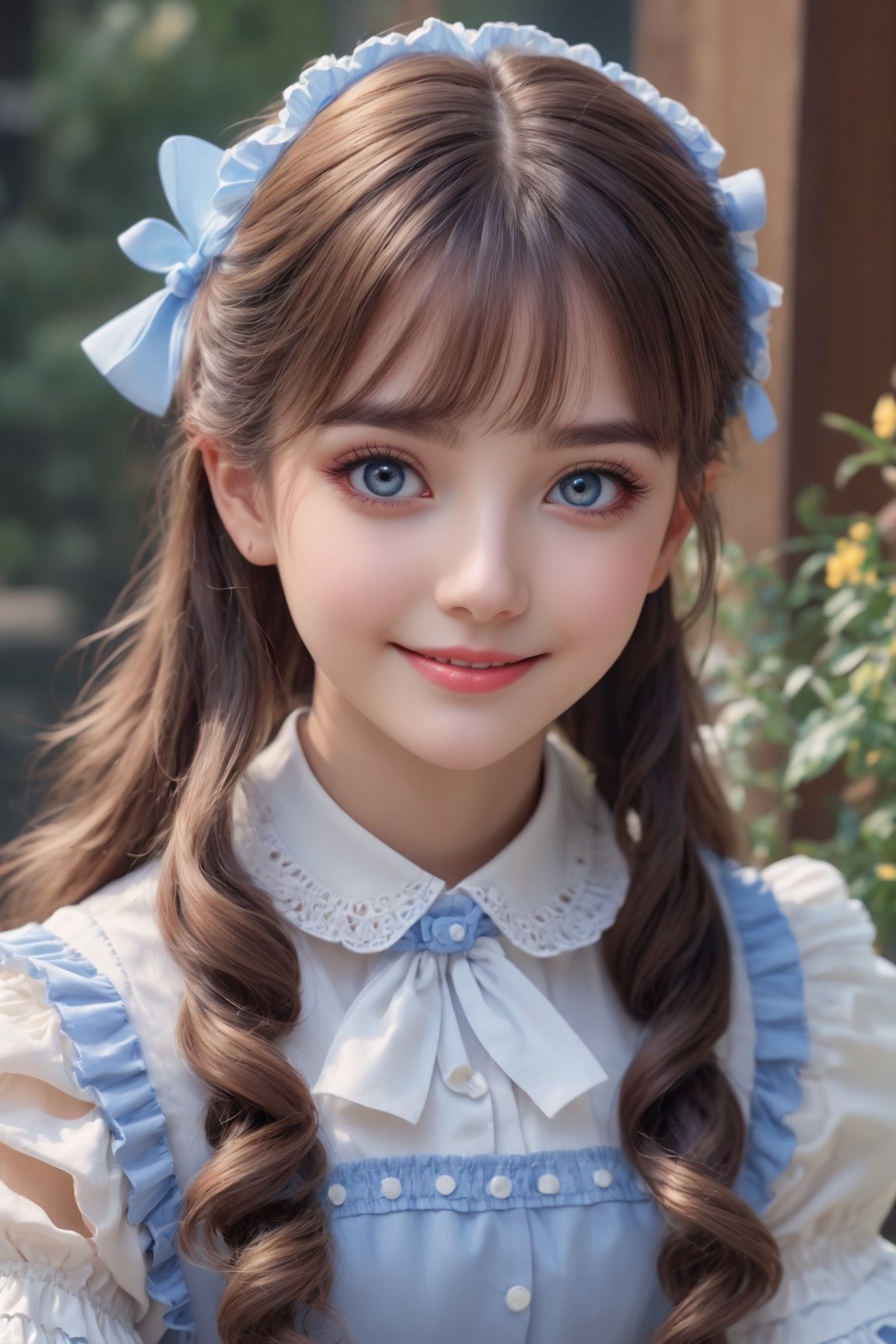 (masterpiece, best quality, photorealistic, 8k raw photo), (lolita_girl), light smile colorful, highest detailed, zoom_out, perfect eyes, random hairstyle