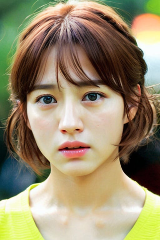 HDR mode 10 bit color  cinema mode photorealistic female  face