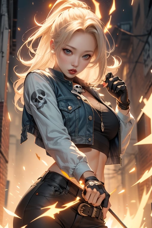 skull,hd,High detailed ,huoshen,Android_18_DBgothic emo alley background with dark graffiti look,  woman,
