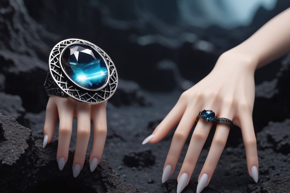When you look long into an abyss, the abyss looks into you, a big future design ring