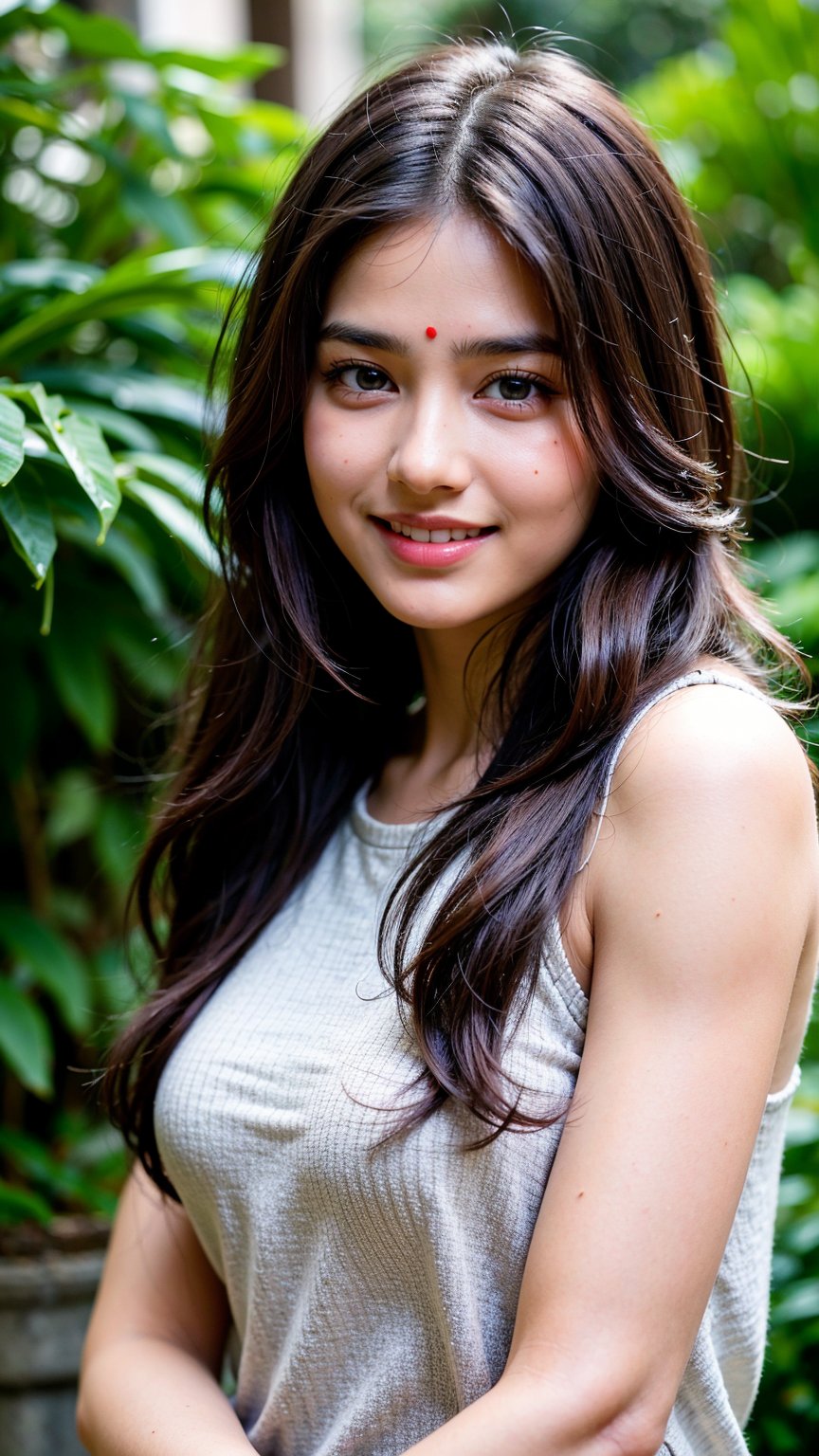 beautiful cute young attractive indian teenage girl, village girl, 22 years old, cute,  Instagram model, long brownish hair, warm, indian, large brown eyes
Smiling, walking like a dog
Ultra-detailed and realistic 
,kristinapimenova