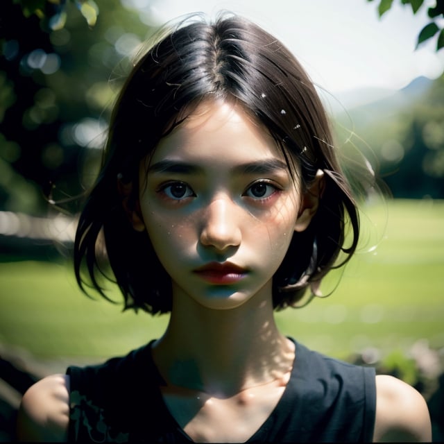 (photorealistic:1.4),RAW photo, One Girl、14 years old、 slender