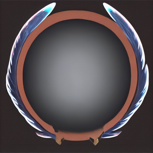 round frame, angel_fox