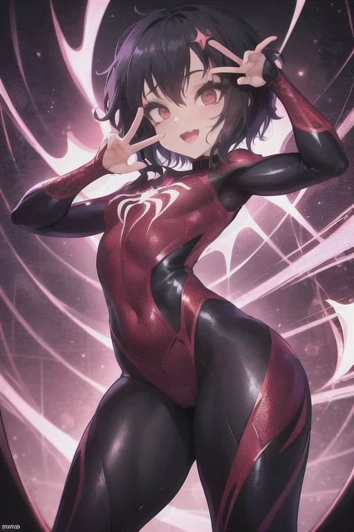 8k resolution, high resolution, masterpiece, intricate details, highly detailed, HD quality, solo, loli, short stature, little girls, only girls, dark background, rain, scarlet moon, crimson moon, moon, moon on the background, science fiction, science fiction city, red neon,

Peni Parker.red eyes.shining scarlet eyes.shining eyes.black hair.short haircut.slim build.teenage girl.Spiderman.Marvel.superhero.young woman.slim build.the red web.tight-fitting suit.black and red clothes.black spider print on the chest.black spider emblem.spider print.black print.hood.stretched hood.cheked smile.funny expression.fighting pose,

focus on the whole body, the whole body in the frame, the body is completely in the frame, the body does not leave the frame, detailed hands, detailed fingers, perfect body, perfect anatomy, wet bodies, rich colors, vibrant colors, detailed eyes, super detailed, extremely beautiful graphics, super detailed skin, best quality, highest quality, high detail, masterpiece, detailed skin, perfect anatomy, perfect body, perfect hands, perfect fingers, complex details, reflective hair, textured hair, best quality,super detailed,complex details, high resolution,

,AGGA_ST011,ChronoTemp ,illya,Star vs. the Forces of Evil ,Captain kirb,jtveemo,JCM2,Mrploxykun,Gerph ,Jago,Overlord,Artist,penini,C7b3rp0nkStyle,High detailed 