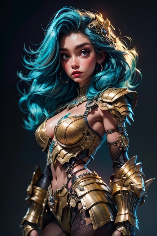 surreal photography of a stunning beautiful cyborg female, rainbow hair, huge breast, (beauty and detailed armor), embraced, delicate white filigree, intricate filigree, glowing, navel, highly detailed, intricate detailed, face symmetry, masterpiece, award-winning, sharp focus, concept art, low key, 8k, uhd, low key, octane render , antion shot , dynamic pose, detailed background