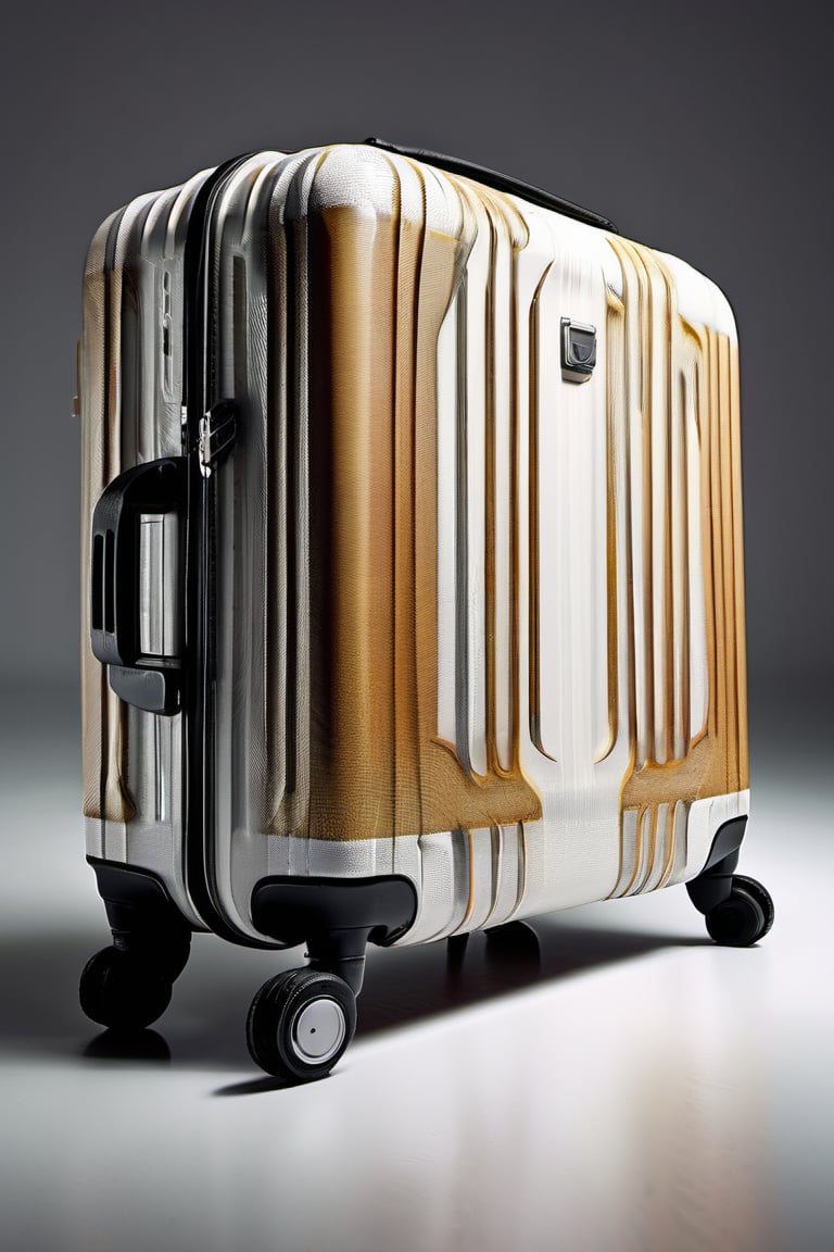 RAW natural photo OF travel suitcase futurist style, hangar context, advertising shooting white background, realistic photography, no friendly, ((full body)), sharp focus, depth of field, shoot, ,side shot, side shot, ultra hd, realistic, vivid colors, highly detailed, perfect composition, 8k artistic photography, photorealistic concept art, soft natural volumetric cinematic perfect light, black background studio, ADVERTISING SHOT
,Juno Temple