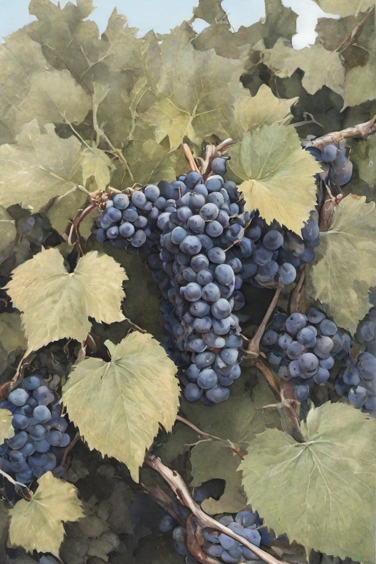 uvas malbec vendimia cuyo wineyards iilustration wines
