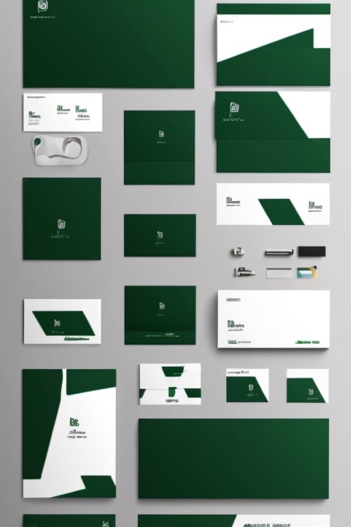 Epic Branding, dark green, black,photorealistic