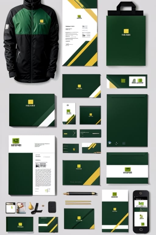 Epic Branding, dark green, black